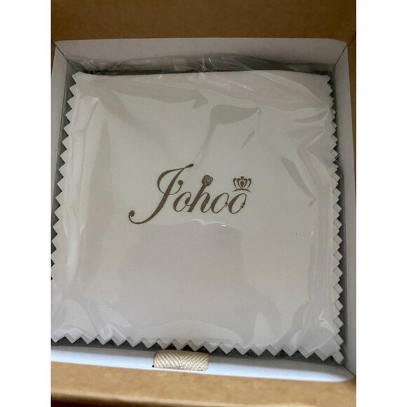 Engraved Hug Two-Tone Bracelet with Hinged Opening - Picture 11 of 12